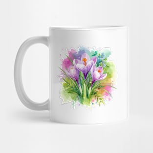 Crocus Flowers Mug